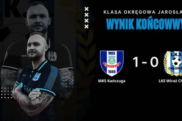 LKS Wiraż Chłopice przegrywa z MKS Kańczuga 1949. W piątek mecz z Czarnymi Pawłosiów