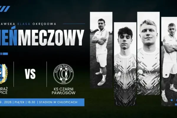 LKS Wiraż Chłopice zagra dziś u siebie z KS Czarni Pawłosiów