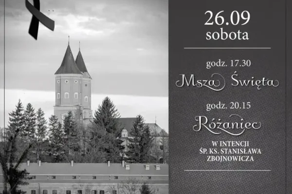 Jarosławskie Opactwo otwarte dla wiernych po tragedii. Msza i różaniec za śp. ks. Stanisława Zbojnowicza