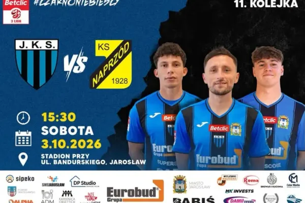 KS Jarosław zagra z Naprzód Jędrzejów przy Bandurskiego 2