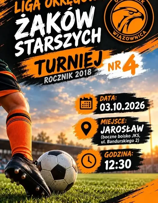 Żacy starsi z UKS Orlik Wiązownica zagrają w Jarosławiu