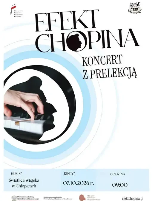 Koncert „Efekt Chopina” w Chłopicach – 7 października
