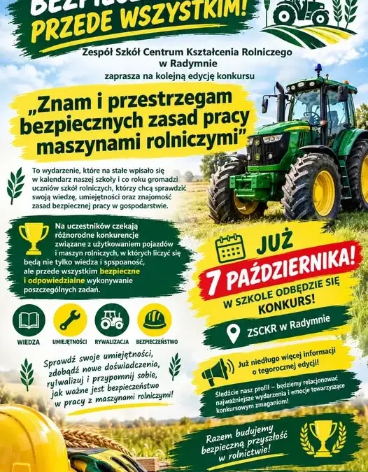 Konkurs bezpiecznej pracy maszynami rolniczymi w Radymnie