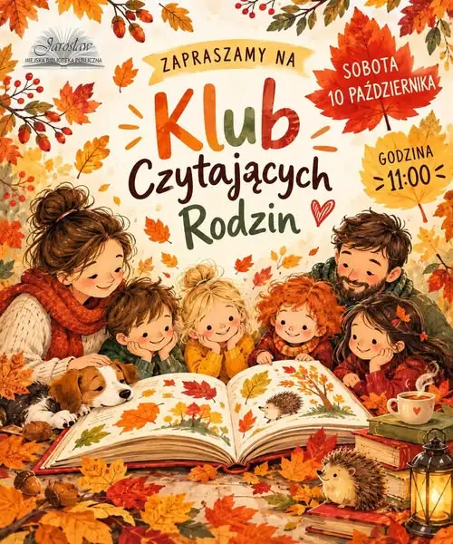 Jesienny poranek z książką w jarosławskiej bibliotece