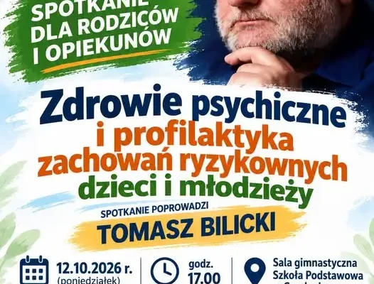 Spotkanie o zdrowiu psychicznym dzieci i młodzieży w Cerekwicy