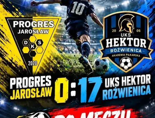 Trampkarze C1 UKS Hektor Roźwienica rozgromili Progres Jarosław 17:0