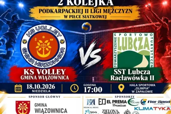 Siatkarskie emocje w Zapałowie – KS Volley podejmuje Lubczę