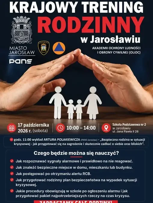 Jarosław: Krajowy Trening Rodzinny już w sobotę 17 października