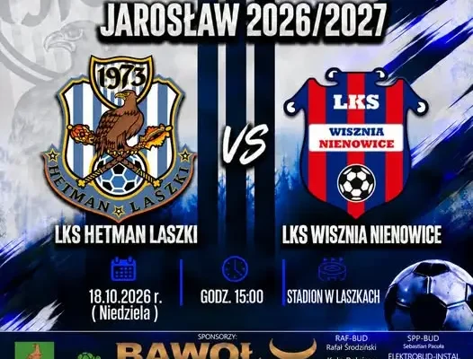 LKS Hetman Laszki zagra z Wisznią Nienowice – mecz już w niedzielę