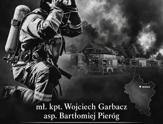 Tragedia w Nisku: dwóch strażaków zginęło podczas akcji gaśniczej