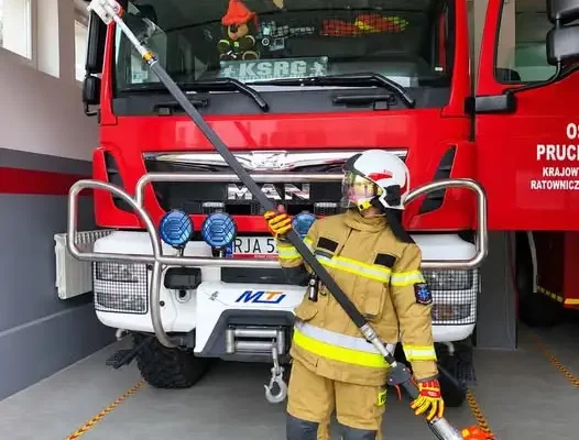 OSP Pruchnik nr 1 z nowym sprzętem dzięki wsparciu Nadleśnictwa Kańczuga