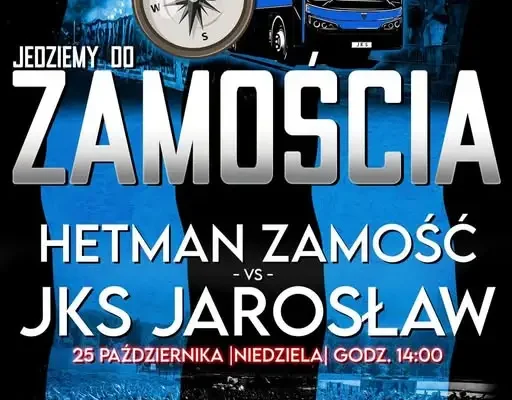 Zmiana godziny meczu JKS Jarosław – wszyscy do Zamościa!