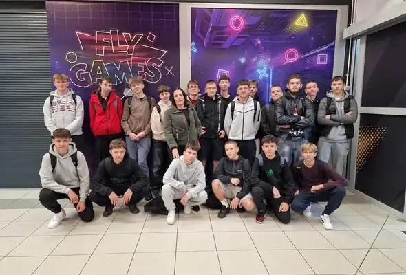 Klasa 1TEL z Budowlanki na integracyjnej wycieczce w Rzeszowie