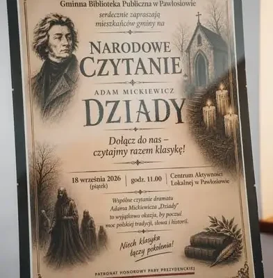 Pawłosiów: Narodowe Czytanie „Dziadów” po raz piętnasty