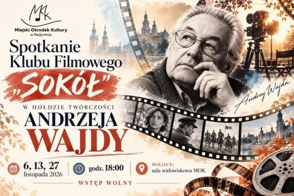 Radymno: Klub Filmowy „Sokół” uczci Rok Andrzeja Wajdy – trzy listopadowe spotkania