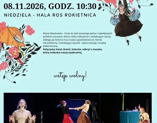 Teatr Kulturka zaprasza do Rokietnicy na spektakl o Marii Skłodowskiej-Curie