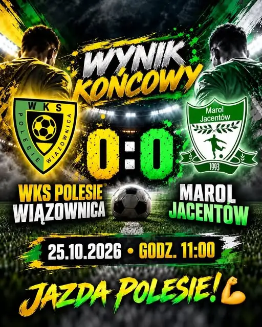Polesie Wiązownica bezbramkowo z Marolem Jacentów. Kolejne czyste konto